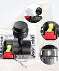 Beefed-Up Heavy-Duty PTO Hoist Air Shift Control Valve with Automatic Kick-Out, 3-Position Display for Dump Trucks and Trailers