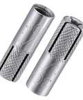 20 Pack One Quarter Inch Premium Stainless Steel Knurled Drop-In Anchors For Solid Concrete Internal Forced Expansion