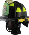 Lightweight Aluminum Flashlight Holder for Brimmed Firefighter Helmets, Fits Round Tactical Lights Up To 1 Inch From Pelican, Streamlight, And Surefire, Not For Helmet Cameras, Built From 6061 Aircraft Aluminum, Only 2 Oz.