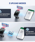 2D Bluetooth Ring Barcode Scanner With Screen For Left Or Right Hand Wearable QR Code Reader scanning barcode with smartphone