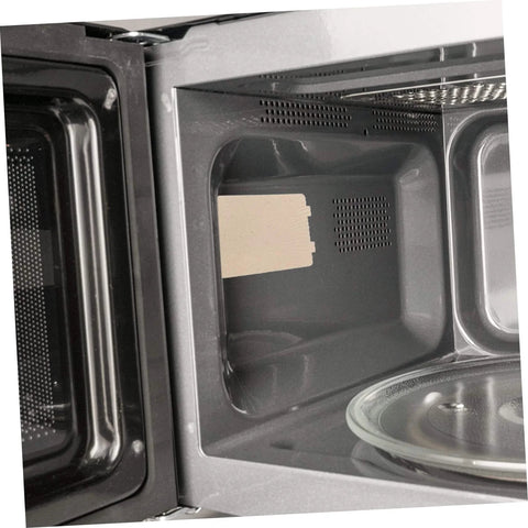 Microwave Mica Waveguide Cover Insulation Sheet installed in oven, heat resistant, prevents grease and splatter, 10 Pack, replacement for most models.