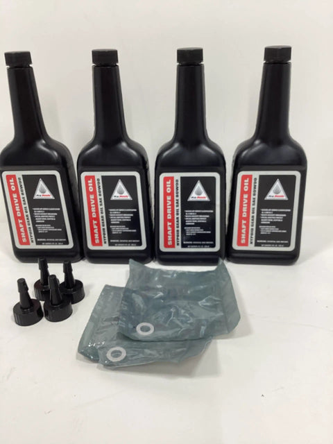 Honda Pioneer 1000 SxS Full Service Kit 2015 2025 Oil Change Pack with gear oil bottles, drain washers