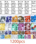 Garage Must Have Car Fuse Kit 1200Pcs Assortment with color-coded fuses displayed in a case, includes puller.