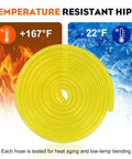 Gas Fuel Line Hose Kit For Small Engines Four Size Tubing Pack Each Four Feet shown, temperature resistant up to +167°F, down to -22°F.
