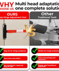 Comparison chart of 4 In 1 Hinge Gap Adjusting Wrench Kit For Cabinets And Furniture versus traditional tools, showcasing ease of use and benefits.
