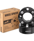 Two Pack 2 Inch Wheel Spacers For ATV And UTV 4x110 Bolt Pattern With 74mm Hub Bore And 12x1.25 Studs Black Wheel Spacer Adapters