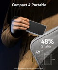 Legit External M.2 NVMe SSD Adapter For PCIe 5.0 Drives With Blazing Speeds Up To 8TB shown in hand for portability.