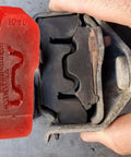 Polyurethane Arm Bushing For Torque Arm Car Suspension Upgrade, Fits 1984-2002, Engine Torque Strut Mount, Increases Stability, Improves Handling, Reduces Steering Shake, Smooth Ride, red and black bushings