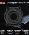 Dual Sided Cycling Power Meter For 110 BCD 4 Bolt Cranks With Easton Interface Cadence And Left Right Power Readouts BLE And ANT Plus