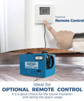 Heavy Duty 113 Pint Commercial Dehumidifier For Crawl Spaces And Basements Kicks Out Stubborn Moisture Fast Covers Up To 1200 Square Feet With Rugged Tank Style Housing with optional remote control.