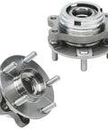 Front Wheel Bearing Hub Kit With Outer Tie Rod Ends For Infiniti JX35 QX60 Murano Pathfinder Replacement Includes 2 Front Hubs And 2 Outer Tie Rod Links 5 Lug Encoder ABS 4 Bolt Flange Ready To Roll