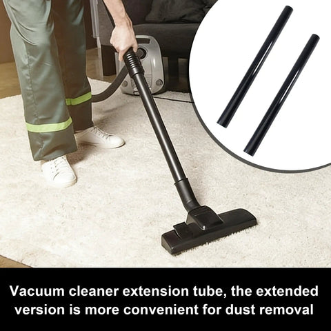 2 Pack Vacuum Extension Wand 1.25 Inch Tubes 14.75 Inch Each For Hard To Reach Areas Fits Most Wet Dry Vacuums in use