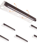 Six Pack 12 Inch 7W Hardscape Paver Light For Outdoor Steps And Retaining Walls IP65 Waterproof Frost Lens