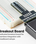 8 Channel 24MHz USB Logic Analyzer Kit With Base Module And Breadboard Breakout Board USB A And USB C Cables Test Clips And Alligator Clips For Arduino ESP32 STEM DIY Projects on breadboard