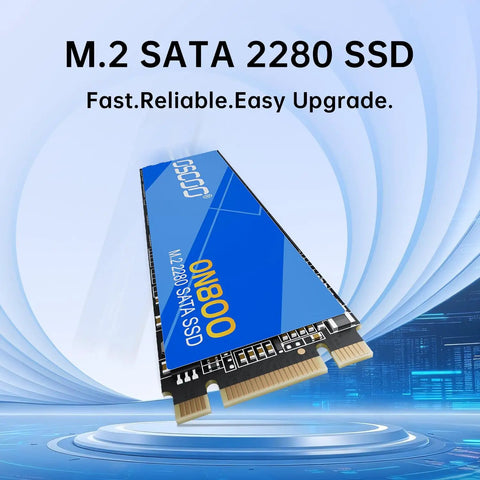 512GB M.2 2280 SATA SSD With B M Key For Laptop PC SATA III 6Gbps Up To 550MB Per Second Read And 500MBs Write in blue label