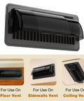 Magnetic Air Deflector For Duct Vents 10 To 14 Inch Adjustable Fits Floor Wall And Ceiling Registers 3 Pack Easy Install