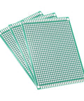 Three Pack 7x9 Cm Double Sided PCB Board Prototyping Proto Board For DIY Soldering, Electronics Projects, FR-4 Glass Fiber