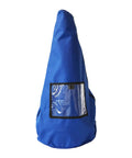 Blue carrying case for Dog Cone And Pole Agility Set For All Sizes, Adjustable Jumps, Set Of 3 Lightweight Hurdles