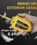 Hand holding 100W Plastic Welder Kit Hot Stapler For Car Bumper Crack Repair And Kayak Hull Fix 110V Welding Gun
