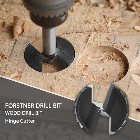 One Point Five Inch Forstner Drill Bit Woodworking Projects Hex Shank Hss Steel Creates Smooth As Butter Holes In Hardwood Softwood Plywood And Plastic With Zero Sweat, cutting wood with precision.
