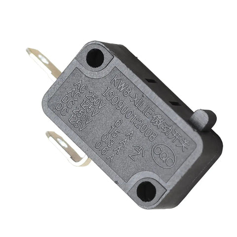 2 Pack Mini Micro Switch 2 Pin Single Connection ZW7-1 15A 250V And 125V Dust Proof Limit Switch close-up view