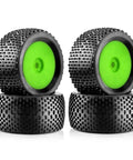4Pcs 140mm Off Road RC Tires With 17mm Hex High Grip Rubber And Deep Self Cleaning Tread For 1/8 Scale Racing Buggies