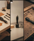 Tough As Nails Nylon Carving Hammer For Leather Tooling And Die Stamping Go To Mallet With Locked Grip Solid Face on workspace.