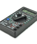 DT830B LCD Digital Multimeter Voltmeter, Ammeter And Ohmmeter With Diode And Transistor Test, Ultra Compact Pocket Sized Tester