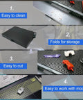 Dope Portable Gundam Model Building Workbench With LED Light And Magnifying Glass Pro Grade Tool for model kits setup