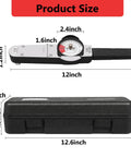 0-100 Nm Dial Indicator Torque Wrench For Accurate Torque Testing Indicating Torquemeter Precision TLB Tool With Adjustable Zero Handy Wrench Design For DIYers And Pros, shown with case