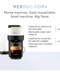 Vertuo Pop Plus Coffee And Espresso Maker From Breville In Coconut White Delivers Five Cup Sizes Including 5 8 And 12 Oz Coffees Plus Single Or Double Espressos Hot Or Iced For Quick Easy Home Barista Vibes And Cafe Quality At Home