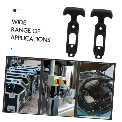 Two Pack Flexible T Handle Draw Latches With Rubber Seal Beefy Heavy Duty Toolbox Locks Abrasion Resistant Rubber Latch Hardware