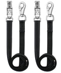 Heavy Duty Horse Cross Ties With Adjustable Length 45.2 To 78.7 Inches, Nylon Trailer Tie Featuring Panic Snap And Bull Snap