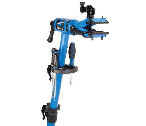 Deluxe Home Mechanic Bike Repair Stand With Pro-Grade Clamp, Easy Setup, Heavy-Duty Steel Frame, 360 Degree Swivel, PCS-10.3 Style