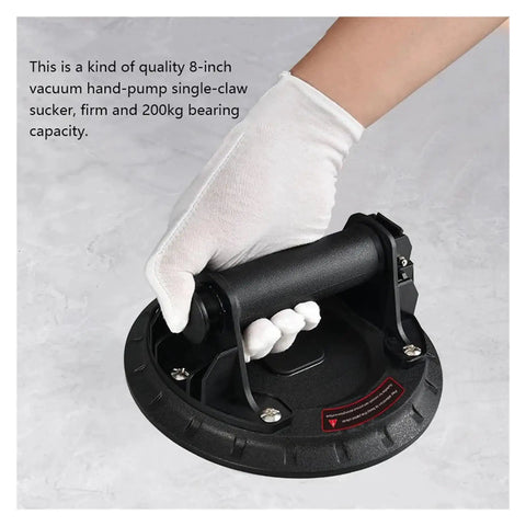 Heavy Lifter 8 Inch Vacuum Suction Cup Engineered For 200kg Capacity Moves Massive Stone Glass And Tile Panels Around Town Without Breaking A Sweat Features Rock Solid Grip And Comfort Handle For Daily Hustle