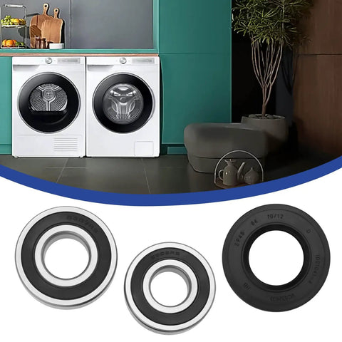 Washing Machine Bearing And Seal Repair Kit Featuring 6306 2RS And 6307 2RS Bearings And A 45 84 10 12 Mm Shaft Seal Solid Front Load Washer Fix