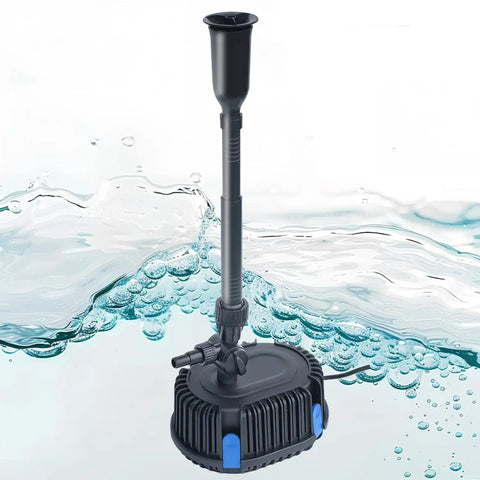 All In One Pond Filter With Pump And Fountain Kit For Outdoor Ponds, Submersible Pond Pump With Three Water Patterns, Koi Pond Filter