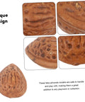 40 Realistic Faux Almonds For Crafts And Food Photography, Lifelike Artificial Nuts close-up detail in resin material