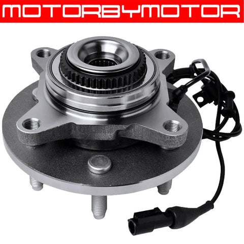 Front Wheel Bearing And Hub Assembly Six Lug 4WD With ABS Replacement Fits Ford F 150 2004 2005 Lincoln Navigator Mark LT