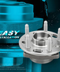 Front And Rear Wheel Bearing Hub Assembly With ABS Beefed Up 5 Lug For Cadillac XTS CTS Buick LaCrosse Chevrolet shown