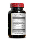 Back view of Calcium Magnesium Complex With Vitamin D And Boron For Strong Bones, Nerves, And Muscles, Immune Support, 100 Capsules
