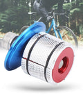 Premium Aluminum Expansion Screw Built Like A Tank Fits 23.5 To 25.8 Mm Tubes solid fork standpipe in blue coating.