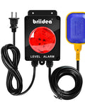 High Water Alarm For Septic Tank And Sump Pump Indoor Outdoor With 110dB Siren And Big LED Indicator, 10 Foot Float Switch