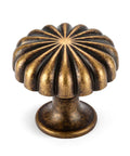 10 Pack Vintage Brass Cabinet Knobs For Dresser Drawers Zinc Handles Petal Shaped Hardware Perfect For Cupboard And Kitchen Cabinets