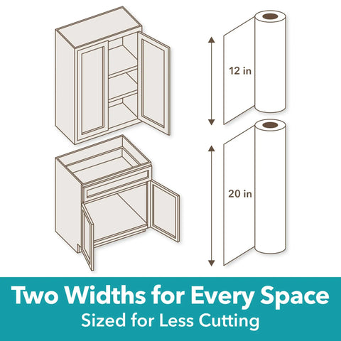 Illustration of Go To Non Adhesive Shelf Liner For Cabinets And Drawers Easy Install Non Slip Drawer And Pantry Liner Gray 12 Inch By 10 Feet Pack 6 Ideal For Kitchen And Bathroom Organization size options.