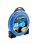 Maxi Edge Commercial Grade String Trimmer Line With Cutting Tool For Universal Fit, 22 Refills, 0.065 Inch By 440 Foot, Blue packaging