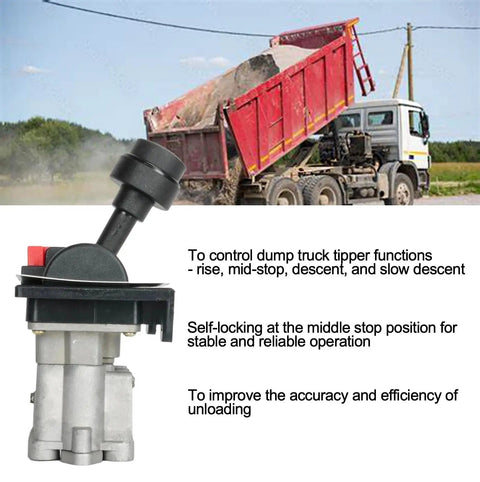 Proportional Dump Truck Valve With PTO Switch For 4 Way Automatic Tipper Control Push Button Operation cab mounted