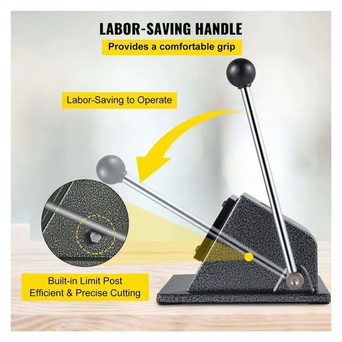 Beefy Round Punch Die Cutter One And A Quarter Inch 32mm Cast Iron Manual Punch Press with ergonomic handle for badges and buttons
