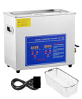Top Shelf Ultrasonic Cleaner Machine 10 Liter Capacity With Slick 40Khz Adjustable Frequency And Easy Digital Timer features a digital control panel.