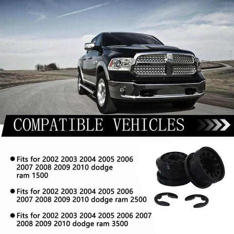Dodge Ram Transfer Case Linkage Replacement Kit For 2002-2010 1500 2500 3500 shown with compatible vehicle list